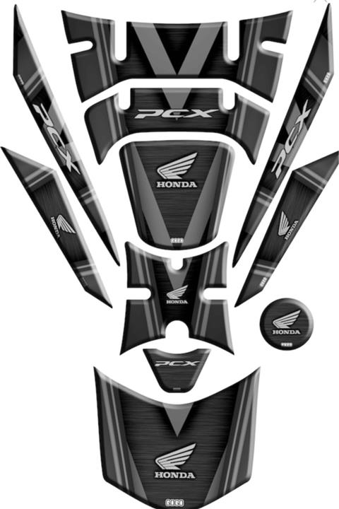 ttmotomarket Pcx 2021 Tank Pad 27 Parça Set