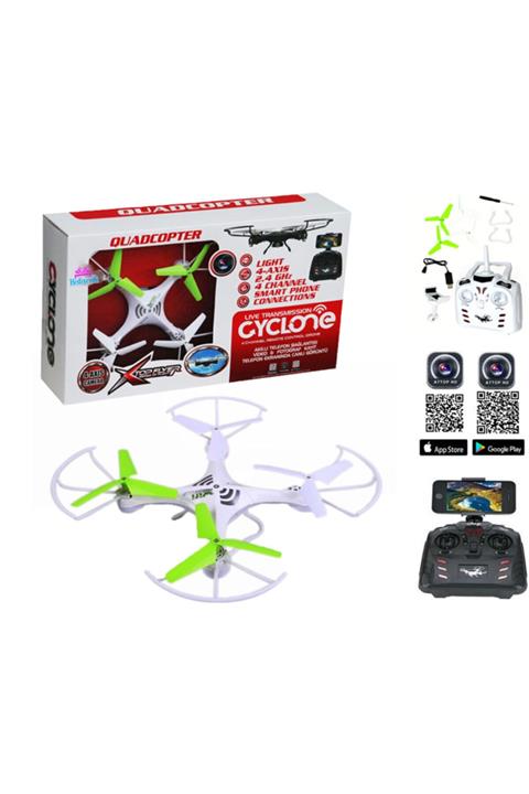 hediyecik Uzaktan Kumandalı Telefon Bağlanabilir Wifi Kameralı Yd212 Drone 4kanal 2.4 Ghz