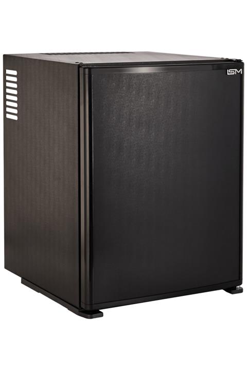 ISM Siyah Blok Kapı 40 Litre Led Aydınlatmalı Minibar Mini Buzdolabı Sm-401