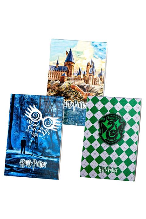 GiFi Notepad 3’lü Set Harry Potter Tasarım Kapaklı Memopad Lisanslı