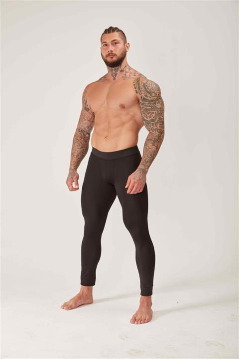 Muscle Station Musclestation Toughman Siyah Erkek Antreman 3/4 Tayt