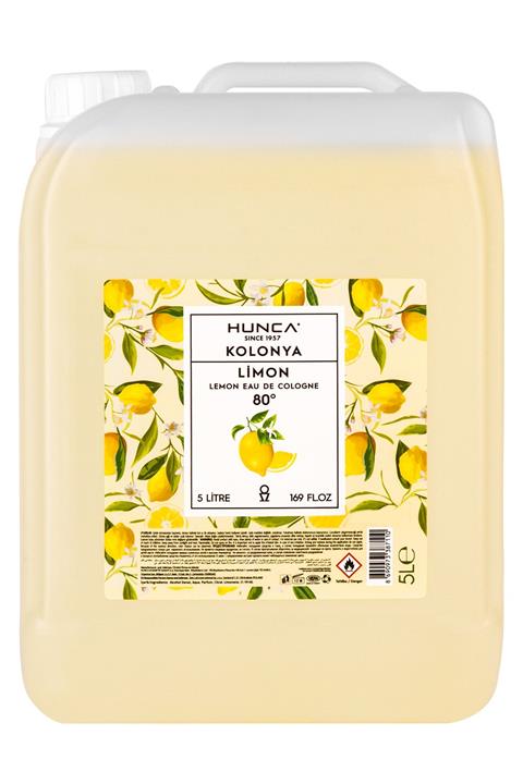 Hunca Limon Kolonyası 5 Litre 80°