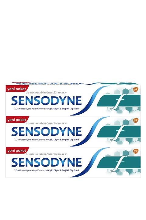 Sensodyne F Diş Macunu 75 ml X3 Adet
