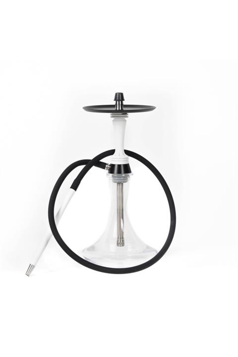 Han Hookah - 316 Çelik Nargile Takımı Ms375 - Beyaz