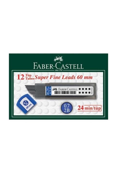 Faber Castell Min Super Fine 2b 0.7 Kalem Ucu 12 Adet 60 mm