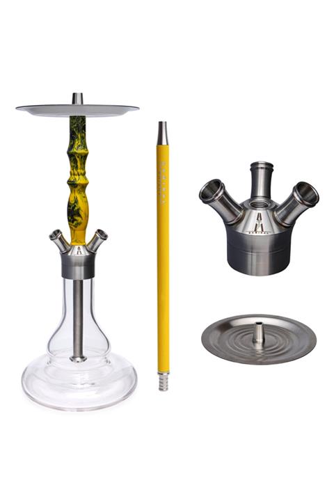 cagiralshisha Nargile Takımı, Taşınabilir Çantalı Hepsi Bir Arada Nargile Set, Paslanmaz Çelik -pes
