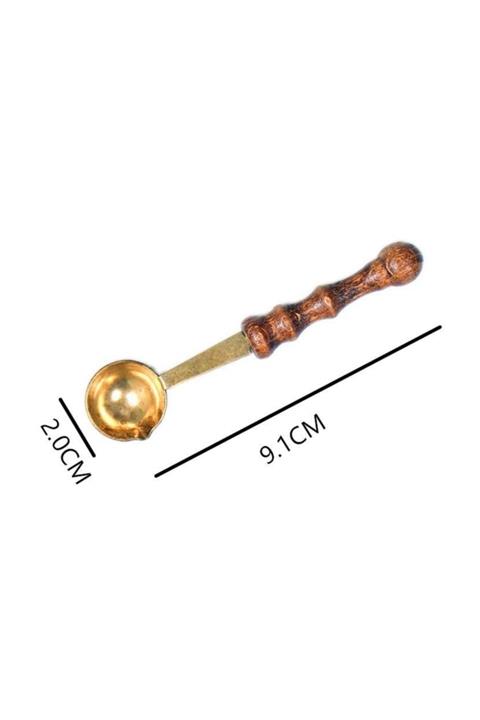 Magi Legend Retro Mektup Mühürü Damga C Harfi + 30 Adet Mühür Mumu + Eritme Kaşığı