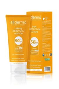 Alldermo Güneş Korucu Losyon Spf50 200 Ml