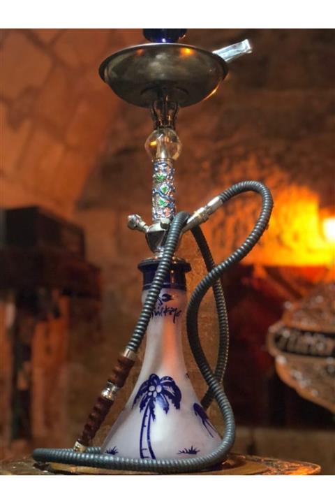 Tütün Hanı Palmiye Figürü Nargile Ve Hediye Paketi