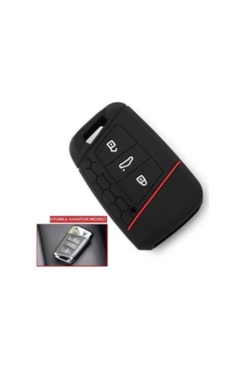 Parça Deponuz Volkswagen Passat B8 Silikon Anahtar Kılıfı