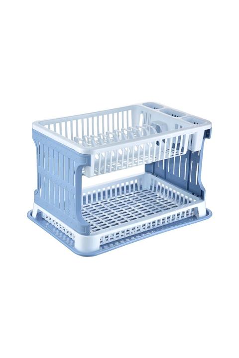 Tuffex Ahşap Görünümlü Iki Katlı Tabaklık