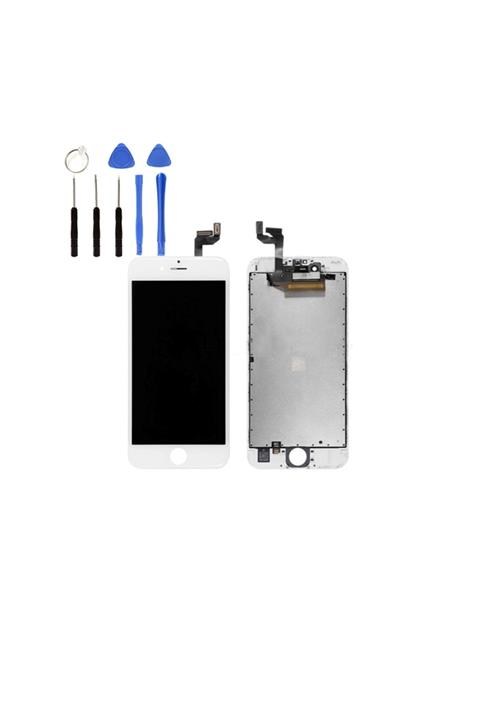 Tk Tech İPhone 6S  LCD EKRAN DOKUNMATİK BEYAZ TAMİR SETİ YANINDA !!!