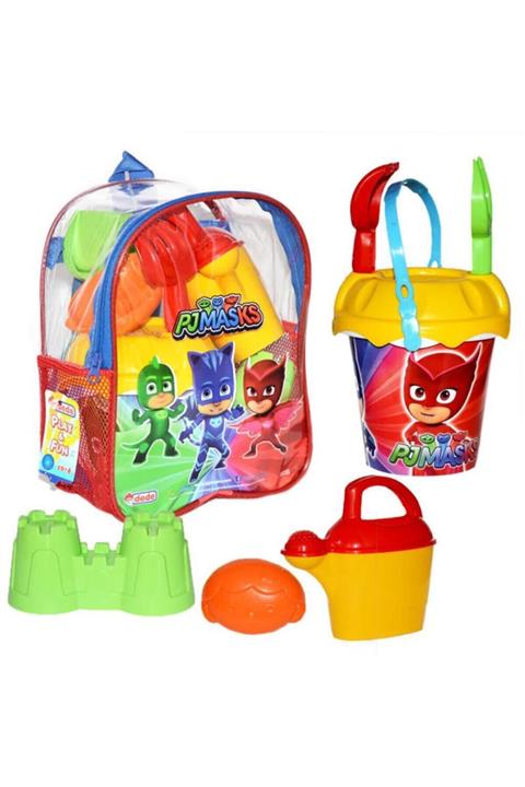DEDE Pjmasks Sırt Çantalı Kova Kürek Seti