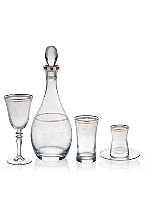 KORKMAZ A9232 Flower 49 Parça Bardak Seti