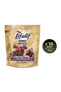 Eti Lifalif Kırmızı Meyveli Yulaf Topları 33 g x 16 Adet