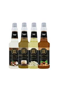 By Tüfekçi 4lü Avantajlı Paket (hindistan Cevizi, Irish Cream, Damla Sakızlı, Fındık) Şurubu 4*750ml