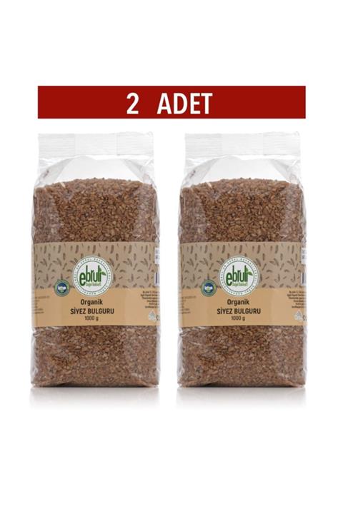 EBRULİ DOĞAL BAKKAL Organik Siyez Bulguru 1 kg 2 Adet