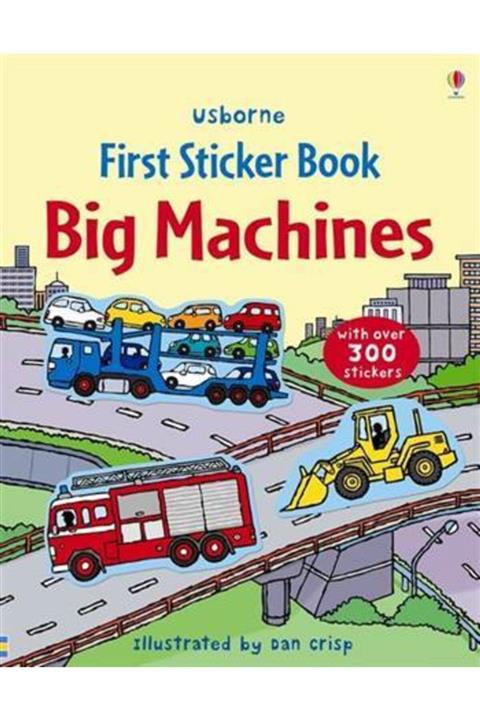 Usborne Big Machines Sticker Book