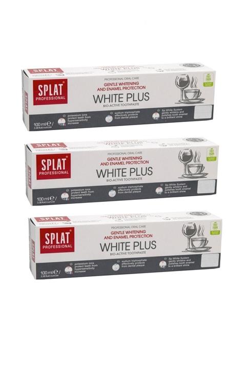 Splat White Plus Inovatif Diş Macunu 100 ml 3 Adet