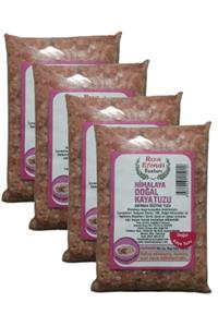 Rıza Efendi Tuzları Himalaya Doğal Kaya Tuzu Pembe Iri Granül 4 Kg