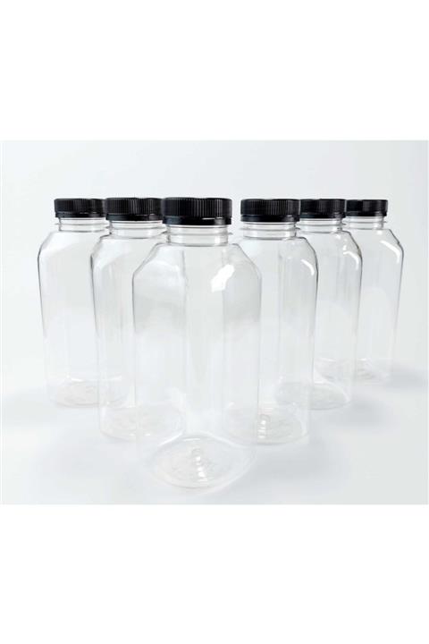 HBA ART CRAFT 500ml Şişe Köşeli Gıda Için Özel 6 Adet