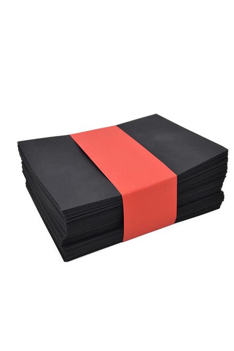 Four Office 13x18cm Siyah Zarf 50 Li Paket 90 Gr