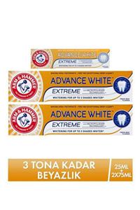 Arm&Hammer Arm Hammer Advance White Diş Macunu 75 Ml X 2 + Seyahat Boy 25 Ml