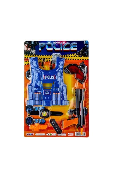 Nizam Oyuncak Nzm-386 Çelik Yelekli Polis Seti