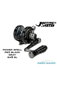 Jigging Master Power Spell Pe3 Black Gray (sağ El) Jig Çıkrık Olta Makinesi