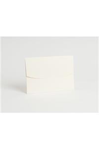ARTİMED 14×20 cm Krem Yatay Oval Kapaklı Davetiye Zarfı (100 adet)