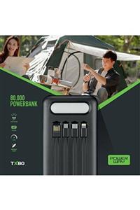 POWERWAY Byn Ticaret Tx80 80000 Mah Powerbank Fenerli Taşınabilir Şarj Aleti Dijital Göstergeli