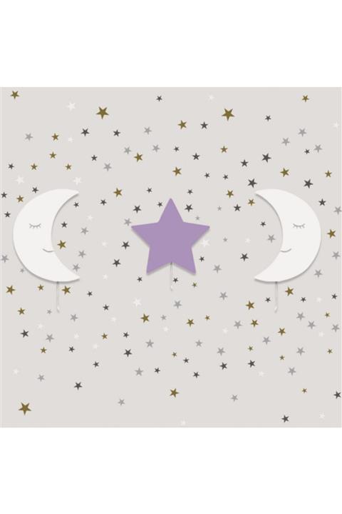 instababyrooms 2 Aydede 1 Bulut 3 Lü Set 150 Beyaz Sticker