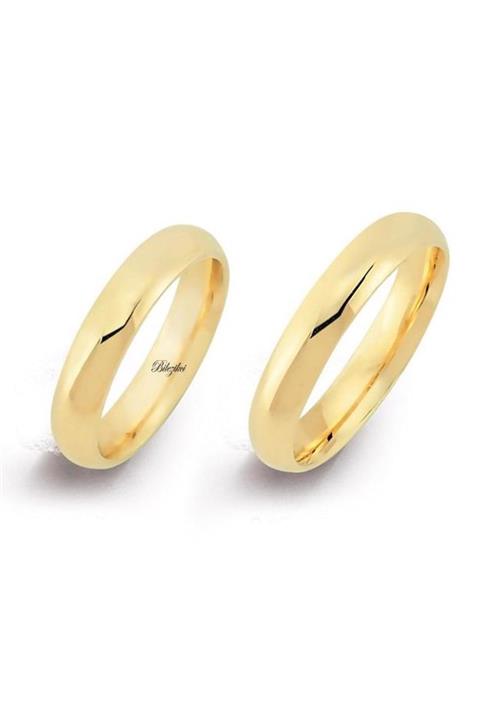 Bilezikci Klasik 4 Mm Enli 14 Ayar Alyans Takımı