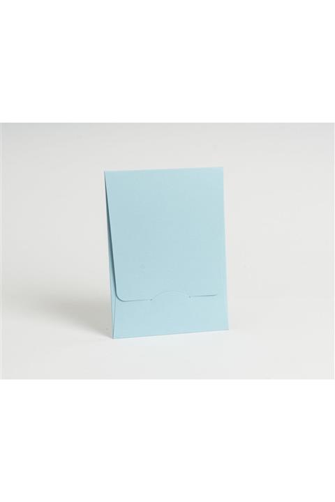 ARTİMED 13×18 Cm Açık Mavi Dikey Uzun Kapaklı Davetiye Zarfı
