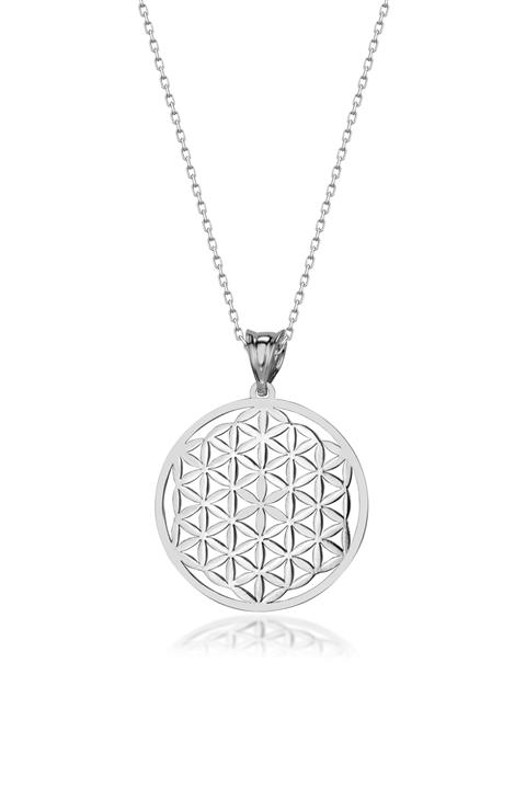 SARIASLAN Kadın Yaşam Çiçeği Gümüş Kolye