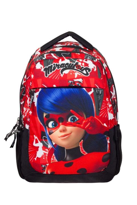 ÜMİT ÇANTA Miraculous Lady Bug Kırmızı Çocuk Ilkokul Sırt Çantası