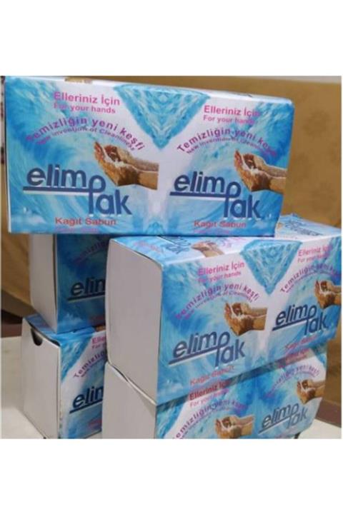 ELİMPAK Tek Kullanımlık Kağıt Sabun 15'li X 50 Paket (750 Yıkama)