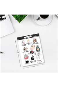 MuslimWalk I Love Cat Sticker Seti #8