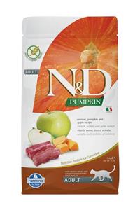 N&D Pumpkin Tahılsız Geyik Etli Balkabaklı Ve Elmalı Yetişkin Kedi Maması 1.5 kg