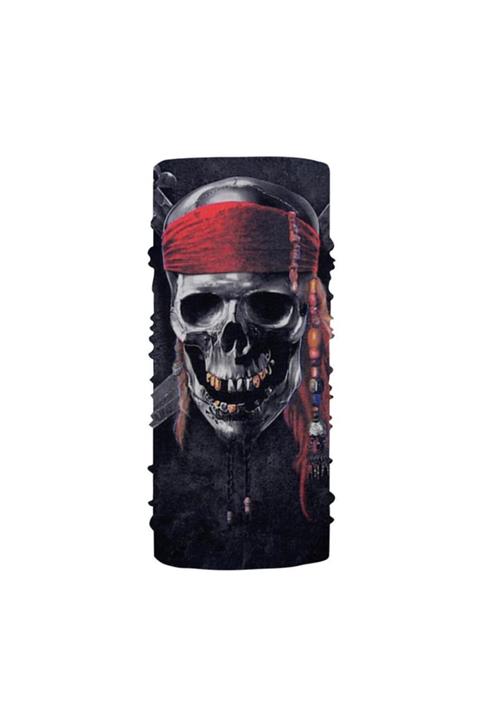 Knmaster Pirate Buff Bandana Boyunluk Maske Saç Bandı 10'lu Paket
