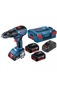 Bosch Gsb 18v-50 Çift Akülü Darbeli Delme Vidalama 18v 5.0ah L-boxx