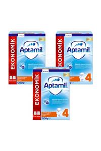 Aptamil Nutricia Aptamil 4 Çocuk Devam Sütü 1200 gr 3 lü PAKET