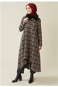 Setrms Bej Ekose Kareli Casual Kaban 2213140