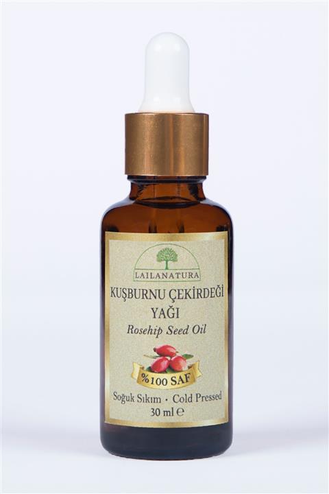 LAILANATURA Kuşburnu Çekirdeği Yağı %100 Saf Ve Doğal 30 Ml