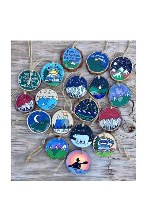 Handy Mate Ahşap Kütük Dilim Boyama Seti