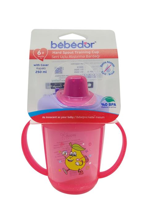 Bebedor Sert Uçlu Kulplu Alıştırma Bardağı 250ml 6+ay