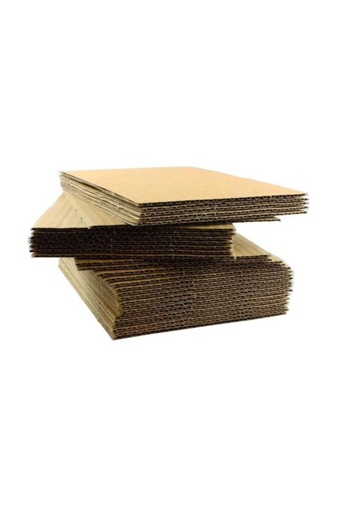 Kraft 22x32cm Oluklu Mukavva Karton (24'lü Paket) 6mm Sert Karton Maket Kartonu - Puzzle Kartonu