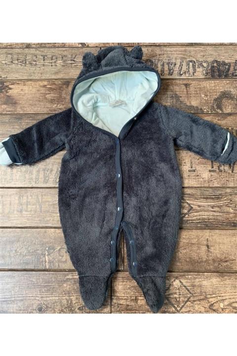 minibonclub Petrol Yeşili Içi Koton Welsoft Fermuarlı Peluş Astronot