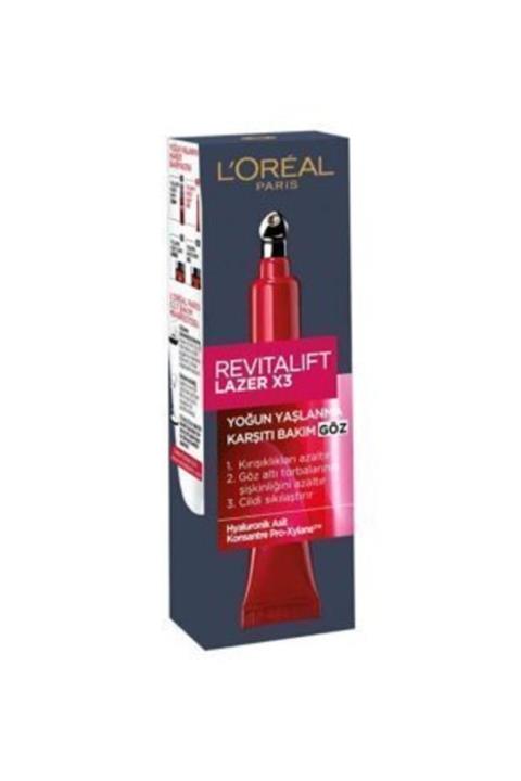 Loreal expert Loreal Parıs Revitalift Lazer X3 Yoğun Yaşlanma Karşıtı Bakım Göz