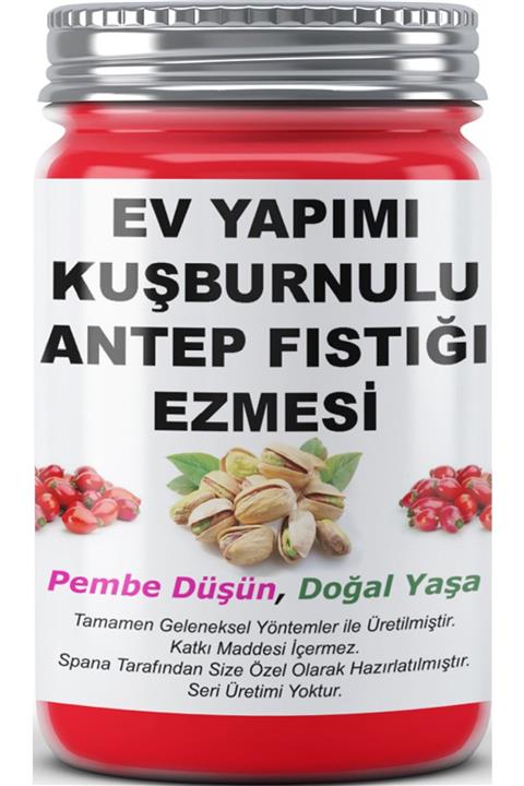 SPANA Ev Yapımı Kuşburnulu Antep Fıstığı Ezmesi 330gr